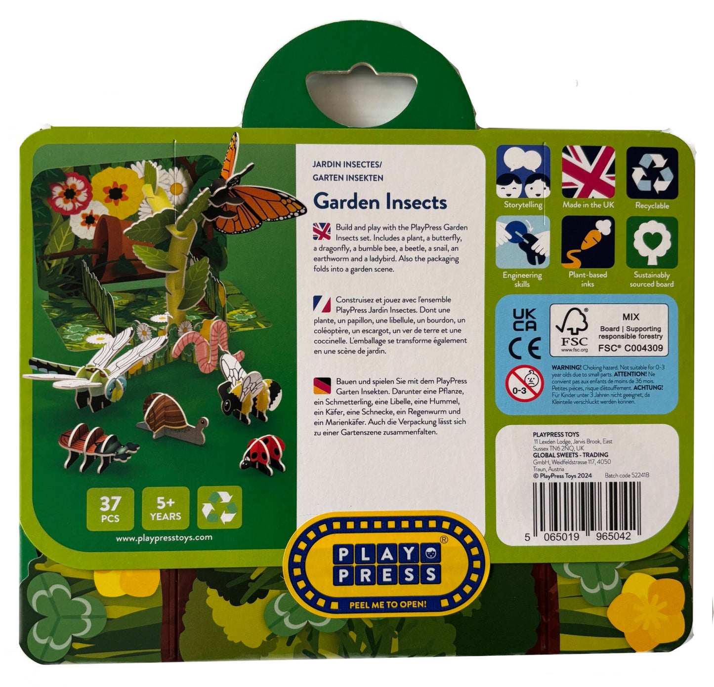 Play Press | Garden Insects Playset