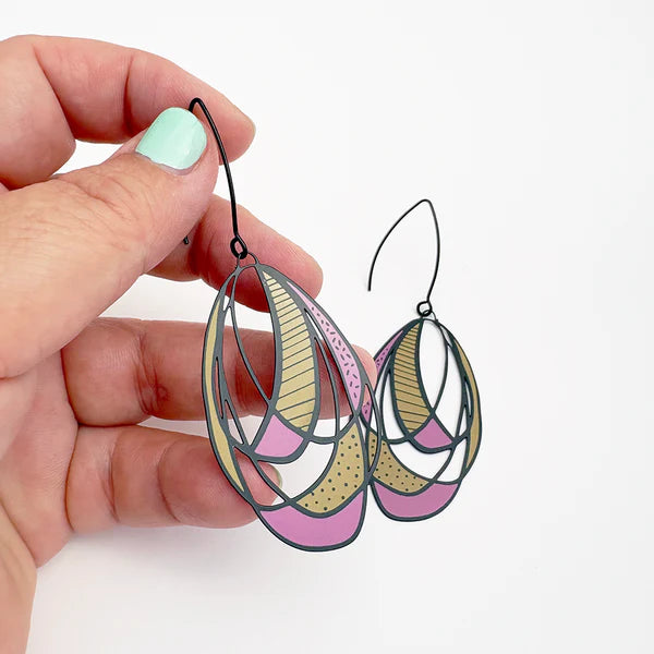 Denz Art School Drop Out Earrings | Warm