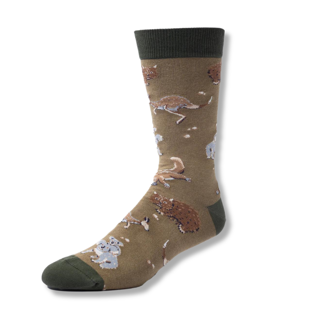 Spencer Flynn Socks | Aussie Animals - Large