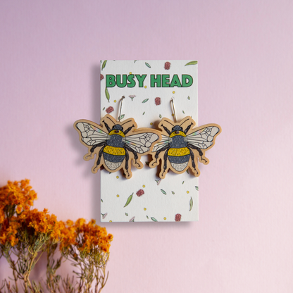 Busy Head Earrings | Bee Dangles