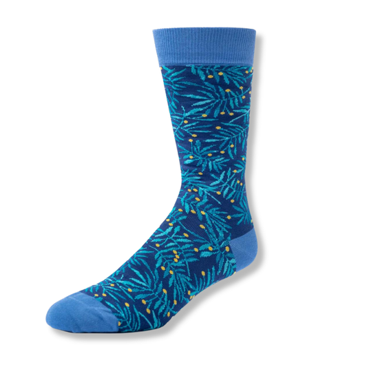 Spencer Flynn Socks | Blue Wattle - Large