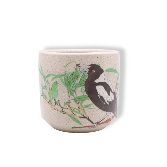 Blue House Porcelain Grey Flecked Latte Cup | Magpie