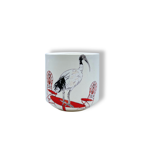 Blue House Porcelain Latte Cup | White Ibis #4