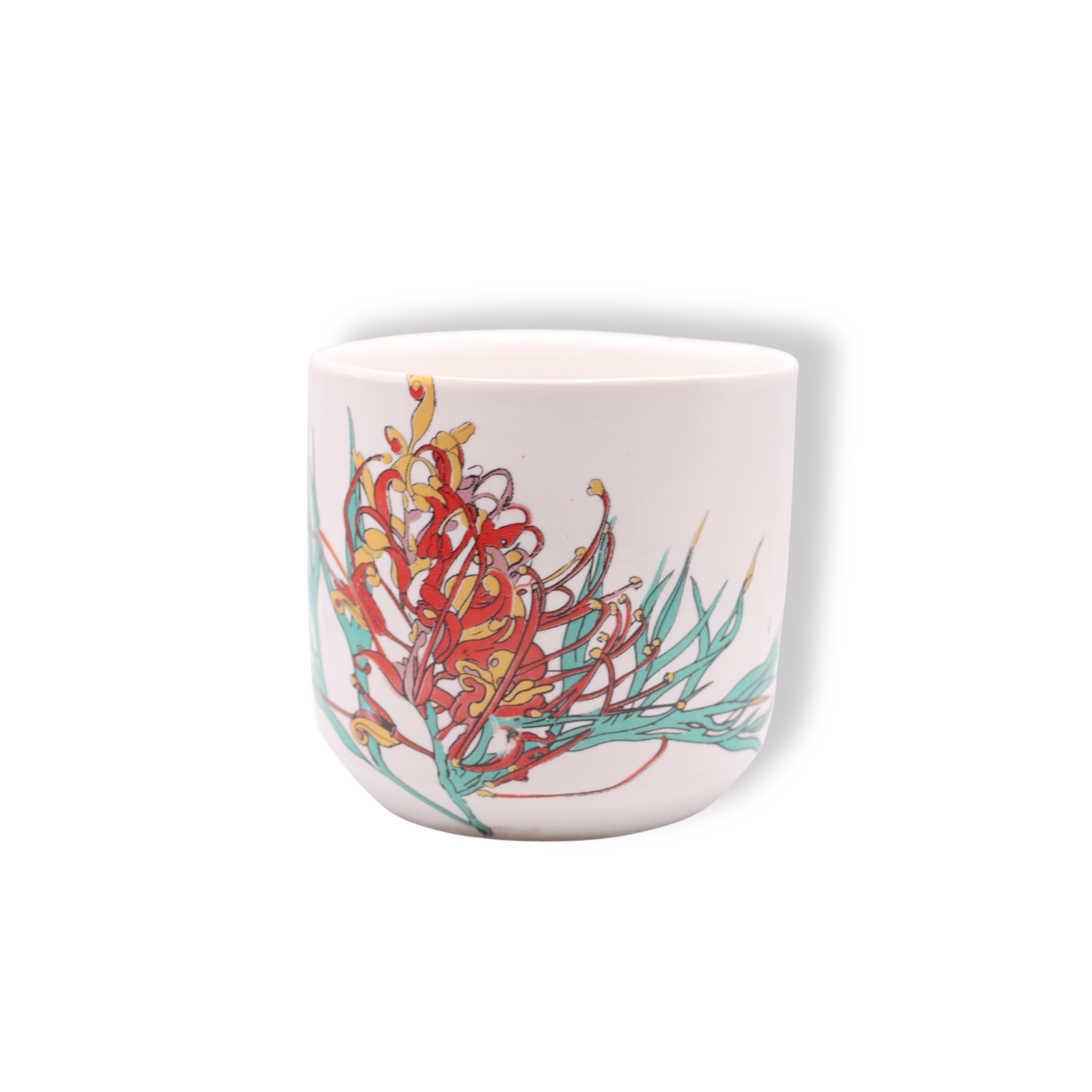 Blue House Porcelain White Latte Cup | Grevillea #9