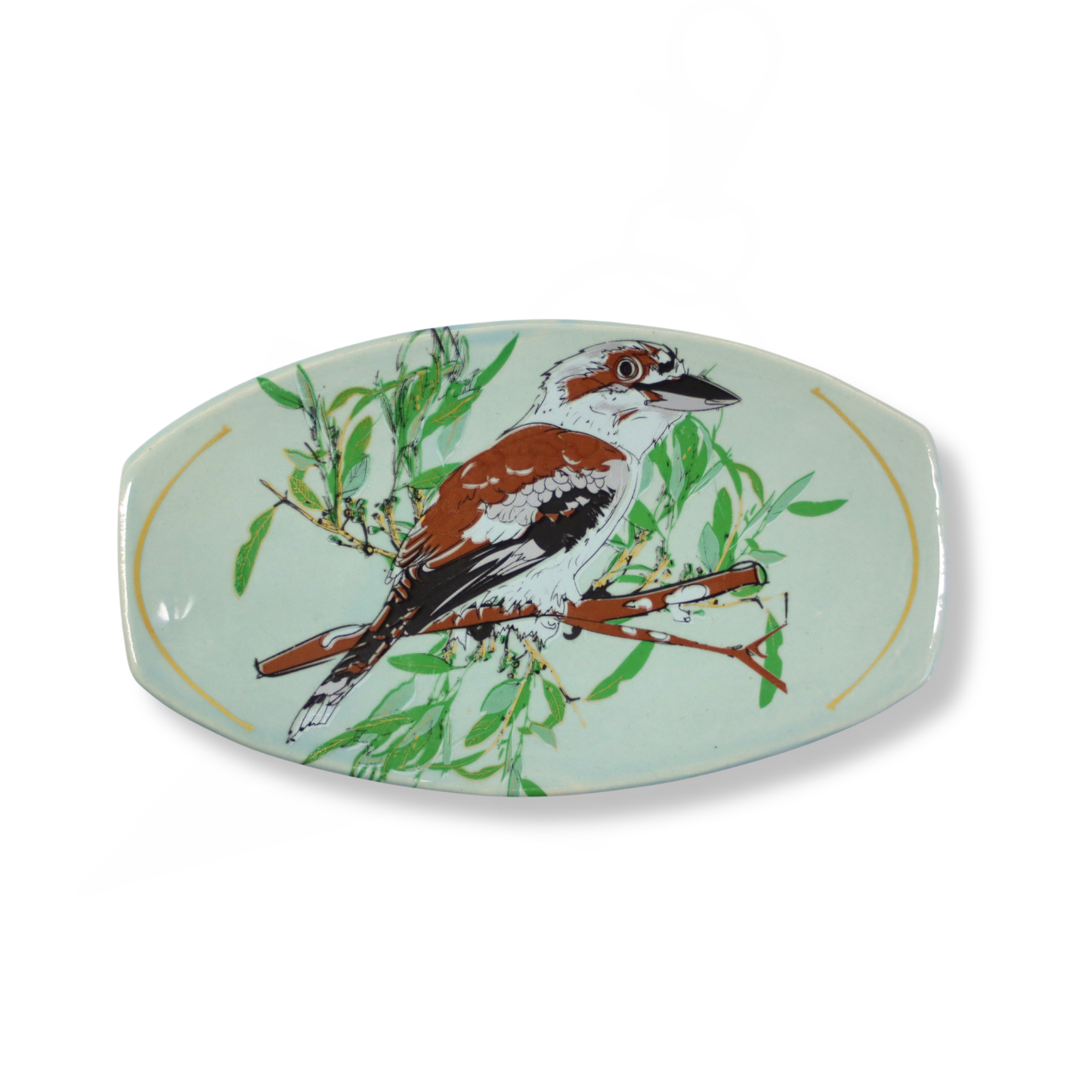 Blue House Porcelain Small Platter | Kookaburra