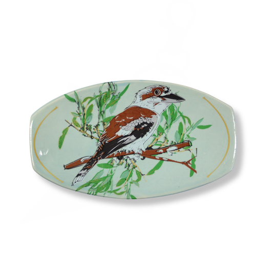 Blue House Porcelain Small Platter | Kookaburra