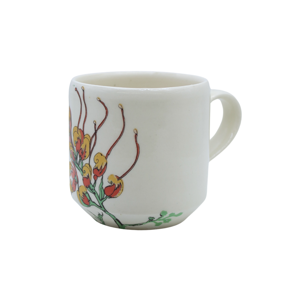 Blue House Porcelain White Mug | Grevillea #2