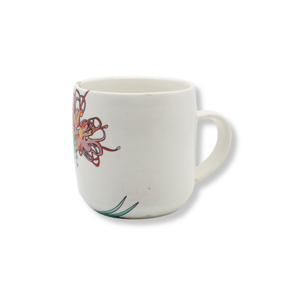 Blue House Porcelain White Mug | Grevillea #3