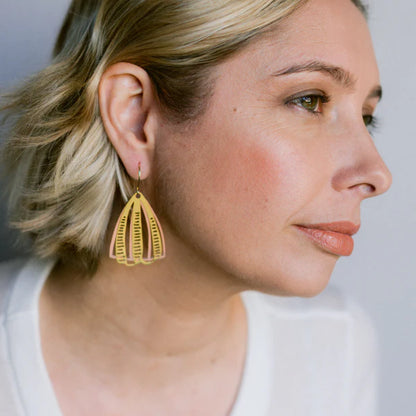 Denz Boho Mixed Metal Earrings | Gold & Rose Gold