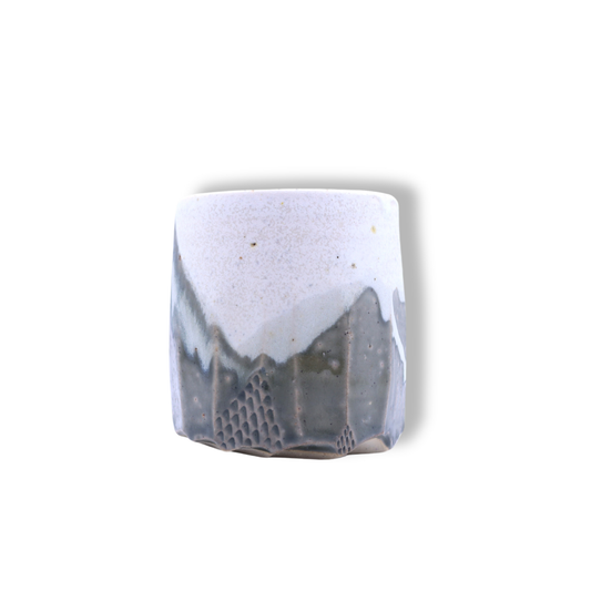 Brush and Wheel Stoneware Ceramic Tumbler | #2