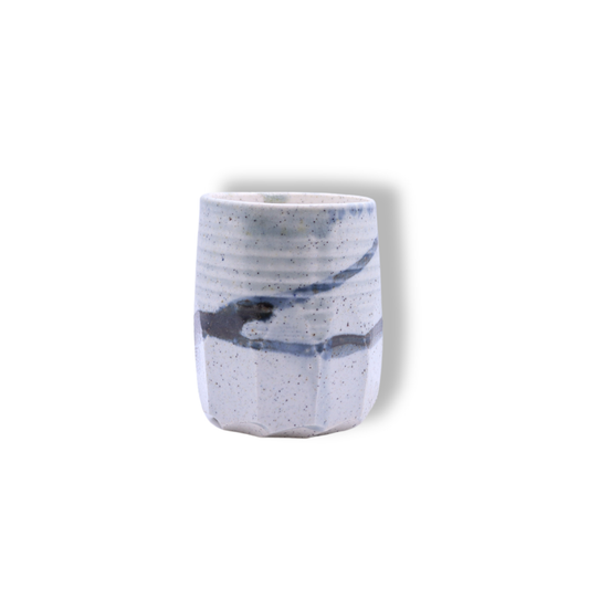 Brush and Wheel Stoneware Ceramic Tumbler | #9