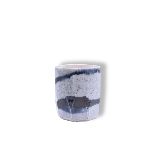 Brush and Wheel Stoneware Small Ceramic Tumbler | #2