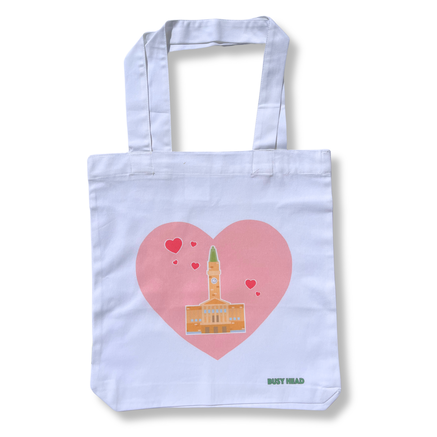 Busy Head Tote Bag | Love City Hall