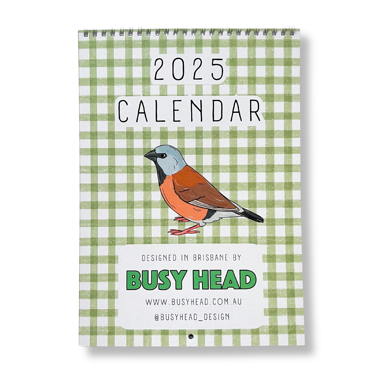 Busy Head Wall Calendar 2025