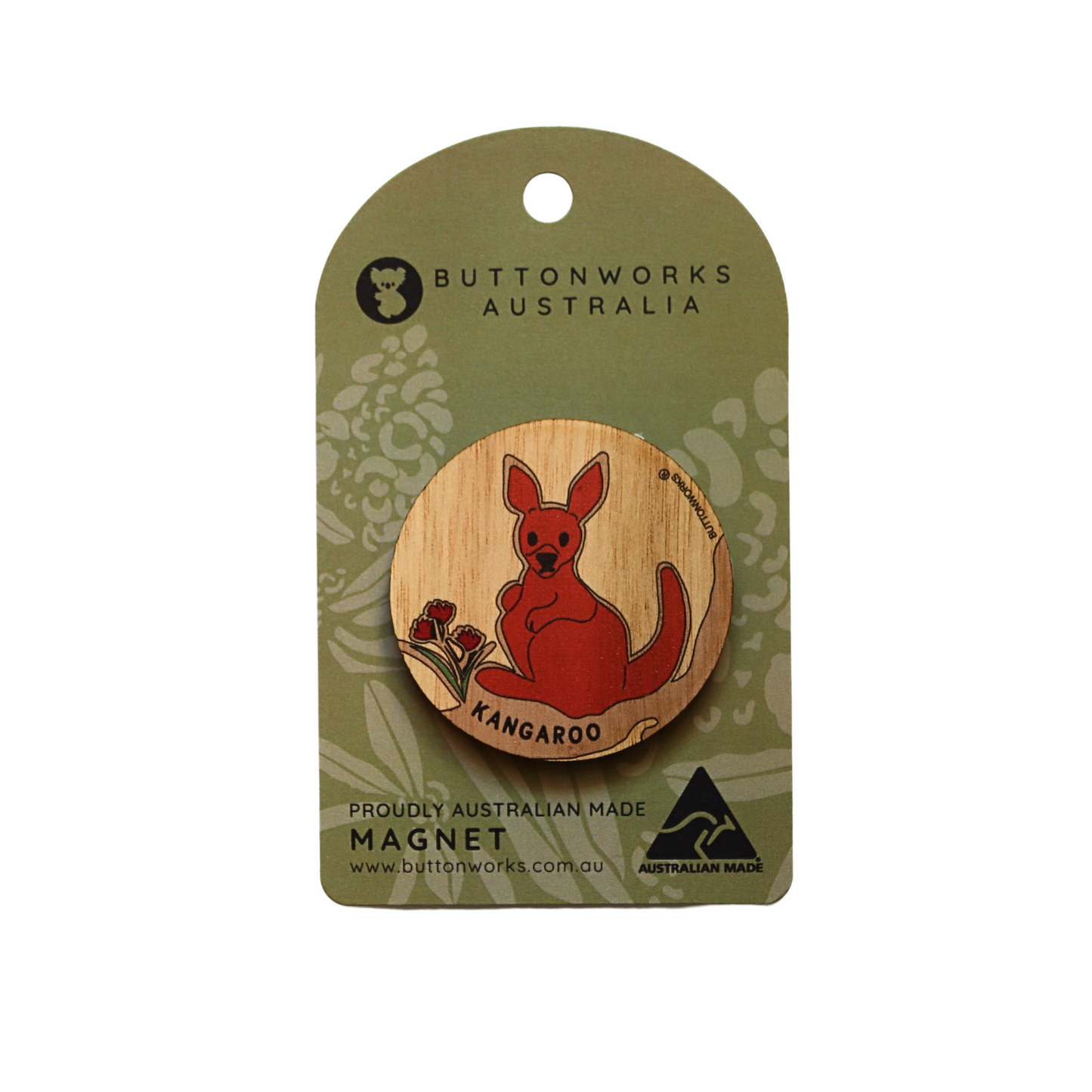 Buttonworks Magnet | Wildlife Kangaroo