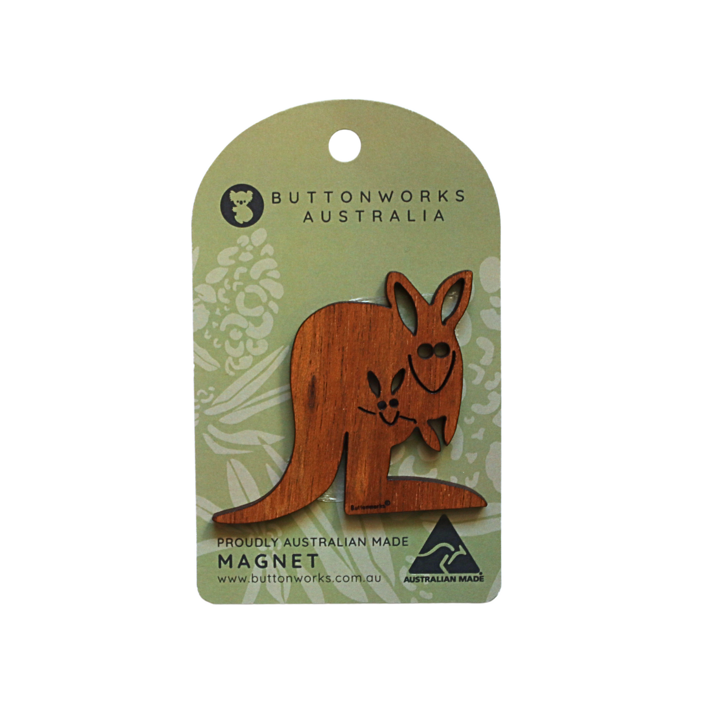 Buttonworks Magnet | Kangaroo and Joey