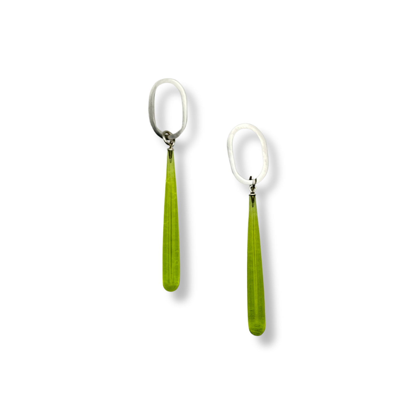 C.K.D. Sterling Silver with Peridot Drops | Green