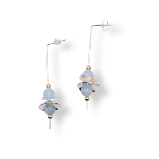 C.K.D. Earrings | Domed Drop #4