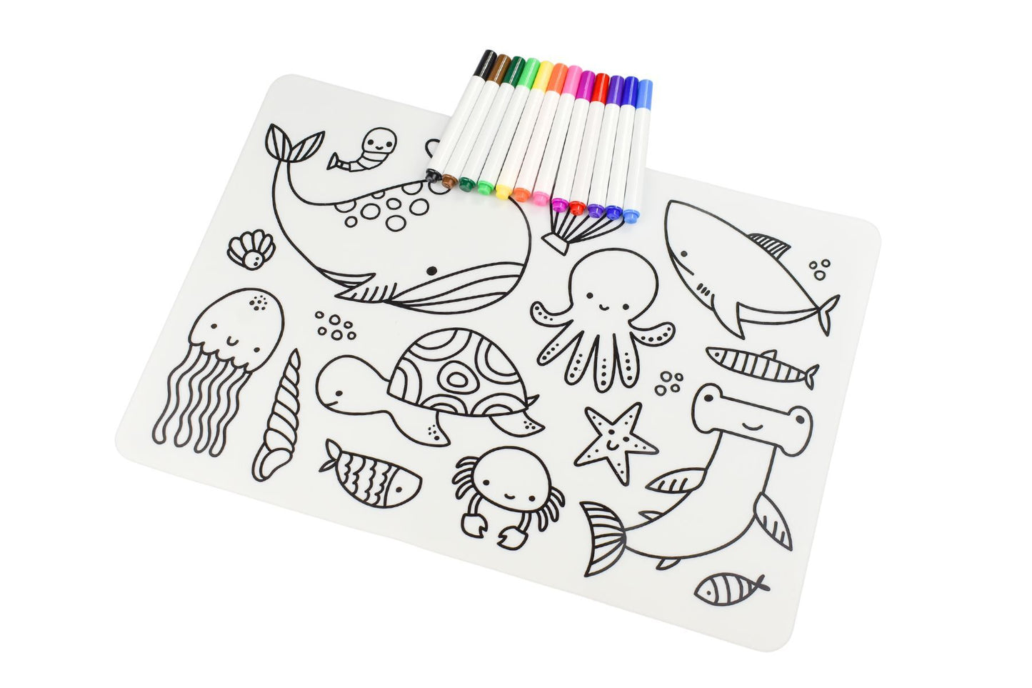 Koala Dream Reusable Silicone Drawing Mat | Australian Sea Animals