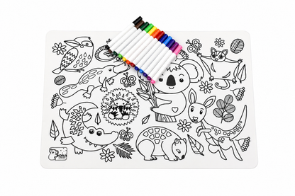 Koala Dream Reusable Silicone Drawing Mat | Australian Animals