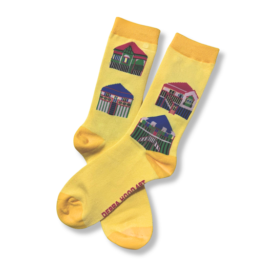 Debra Hood Socks | Yellow Multi