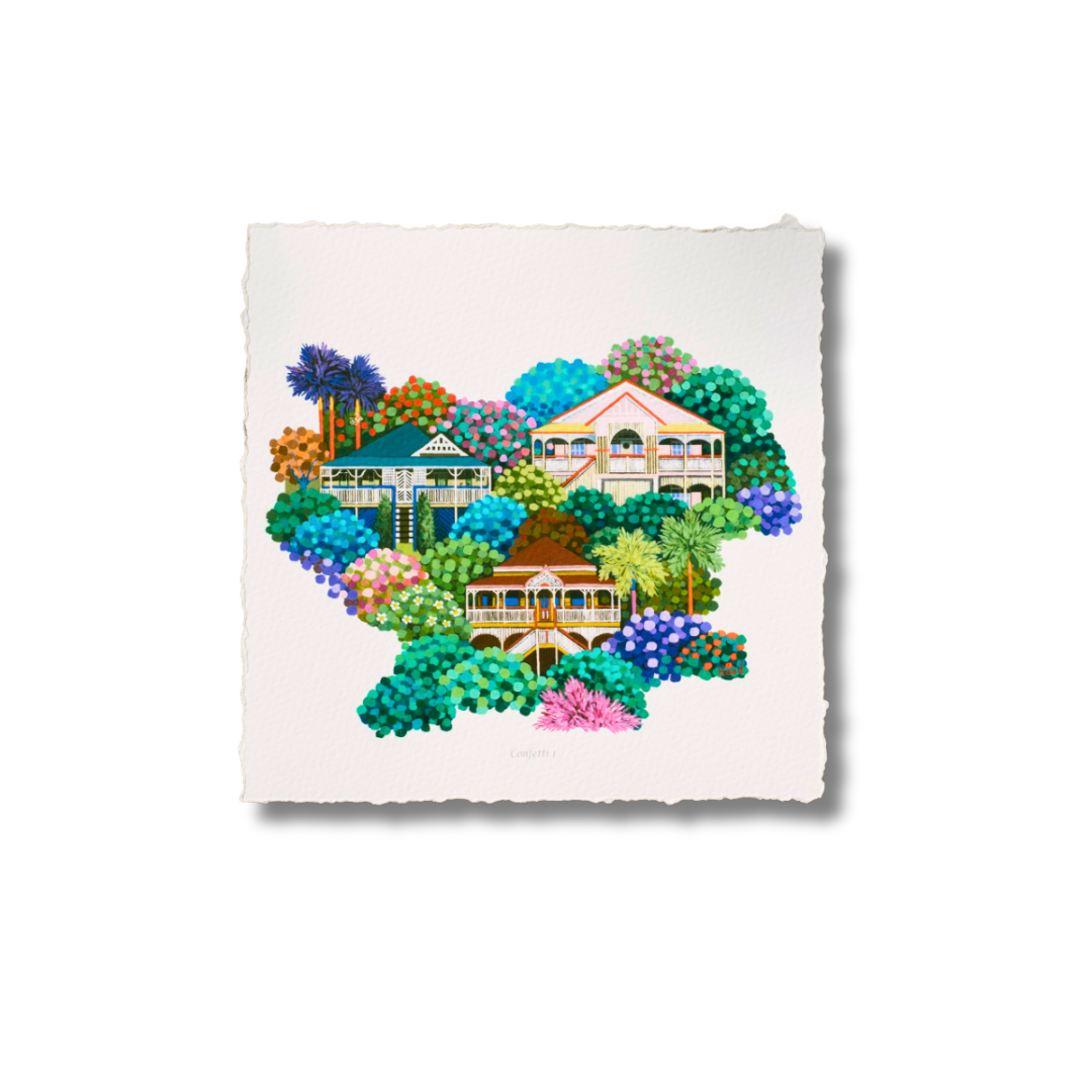 Debra Hood Art Print | Confetti 1
