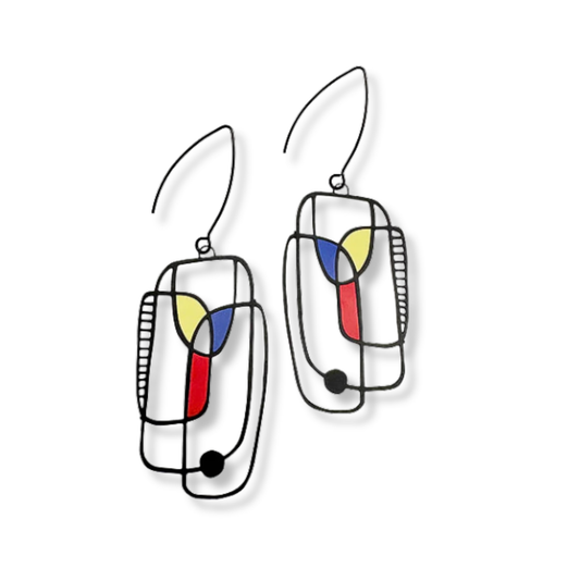Denz Art School Drop Out Earrings | Primary