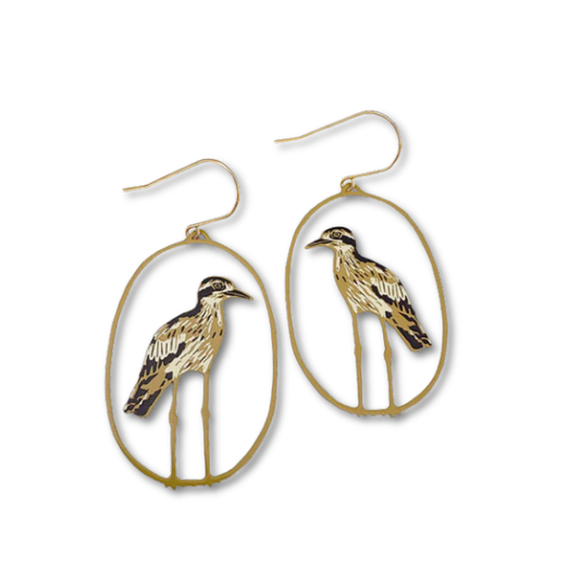 Denz Bush Stone-Curlew Earrings
