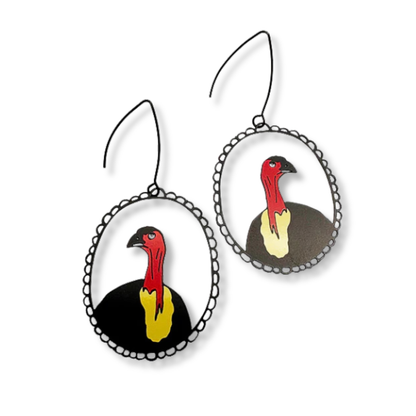 Denz Midi Bush Turkey Earrings