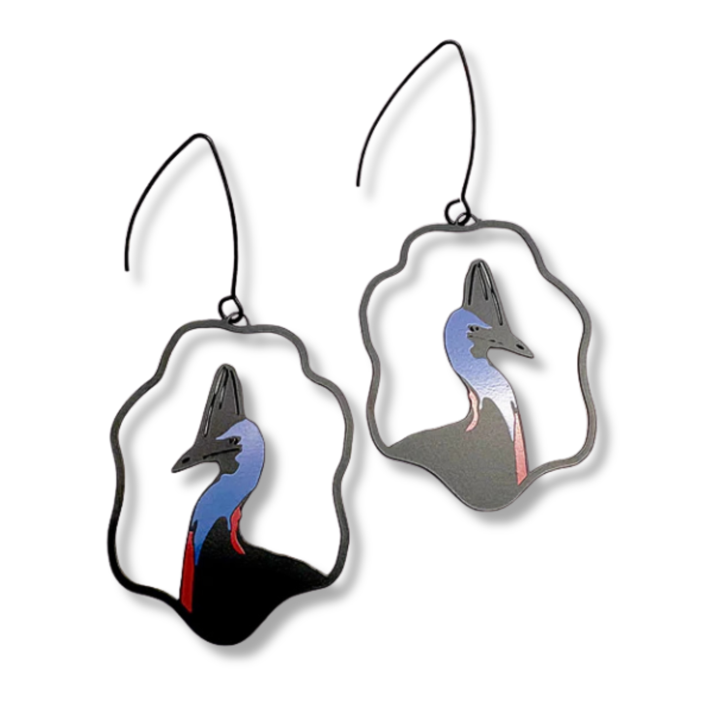 Denz Midi Cassowary Earrings