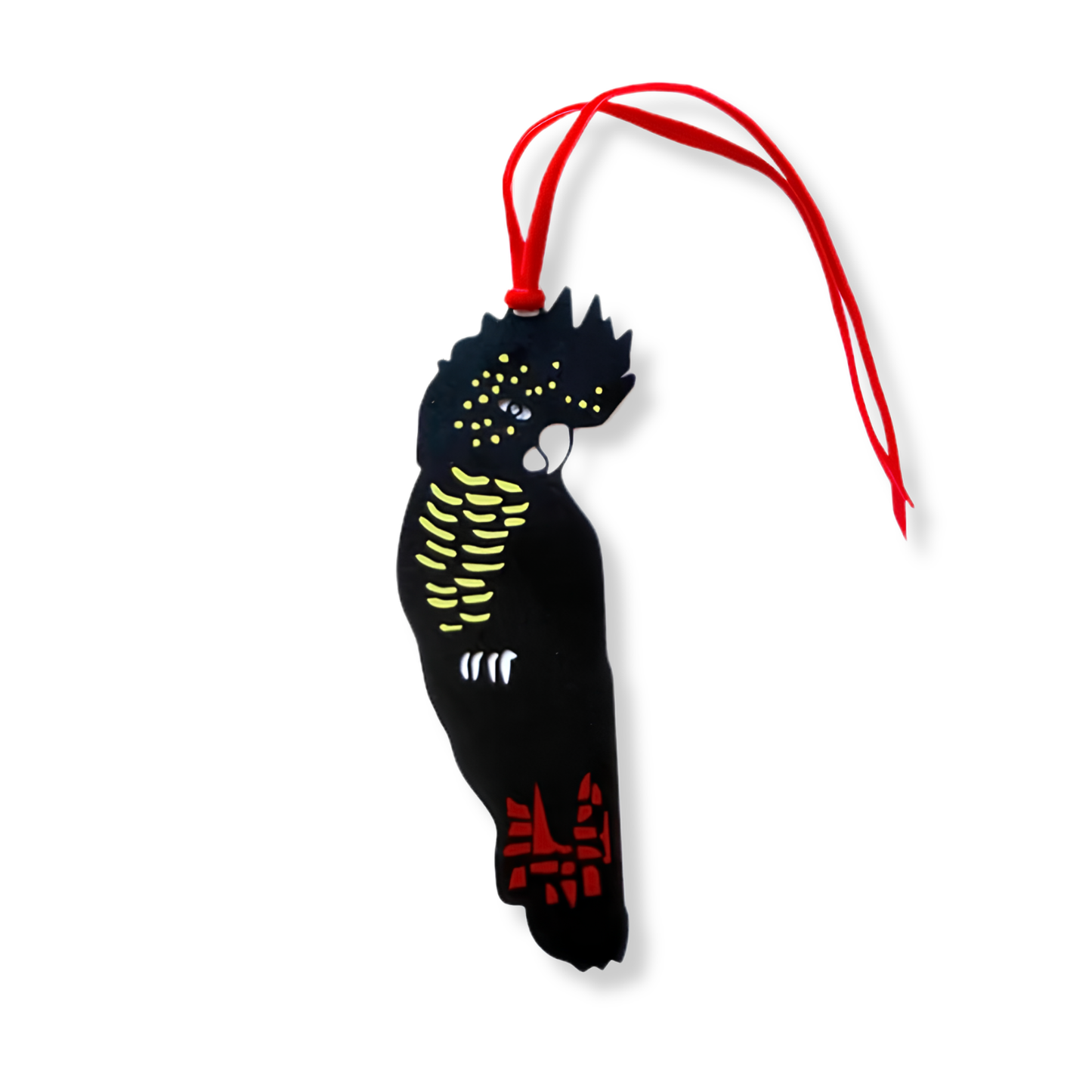 Denz Bookmark | Red Tail Black Cockatoo