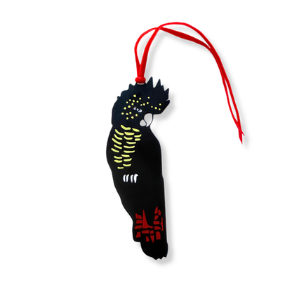Denz Bookmark | Red Tail Black Cockatoo