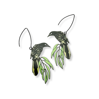 Denz Regent Honeyeater Earrings