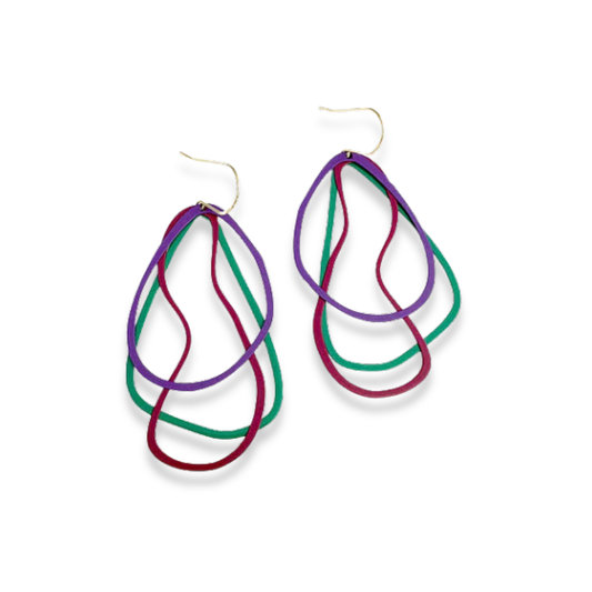 Denz Tri Shape Dangle Earrings | Jewel