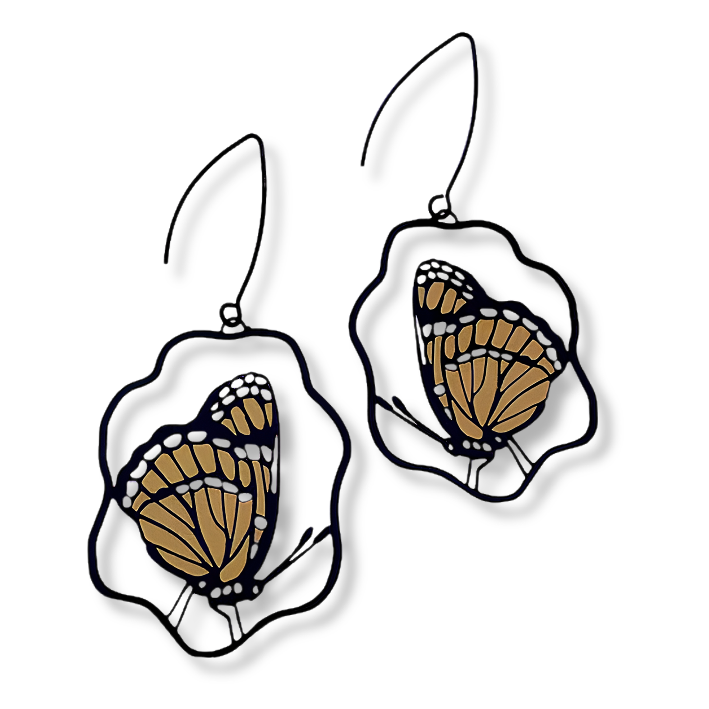 Denz Butterfly Earrings | Monarch