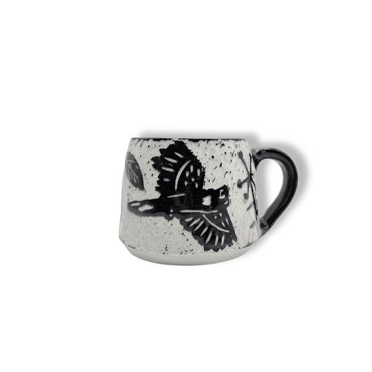 Donna Saunders Ceramics Carved Mug | Cockatoo #1