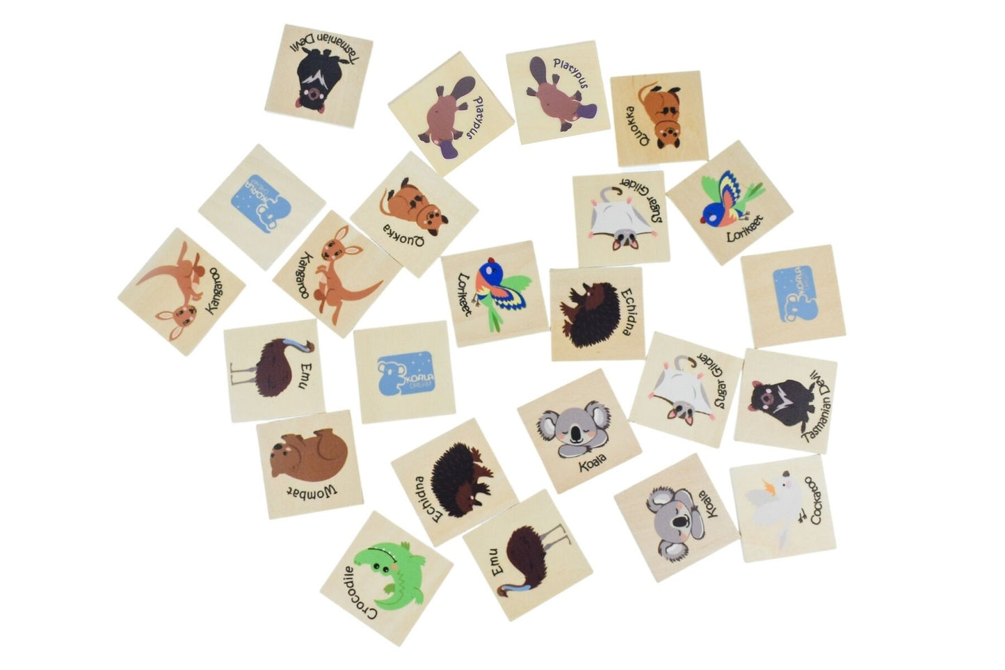 Koala Dream Wooden Memory Game | Australian Animals