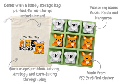 Koala Dream Tic Tac Toe | Koala & Kangaroo
