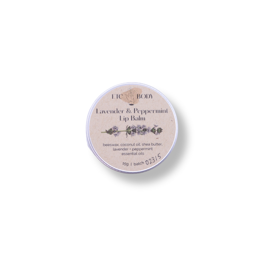 ETC Body Lip Balm Tin | Lavender & Peppermint