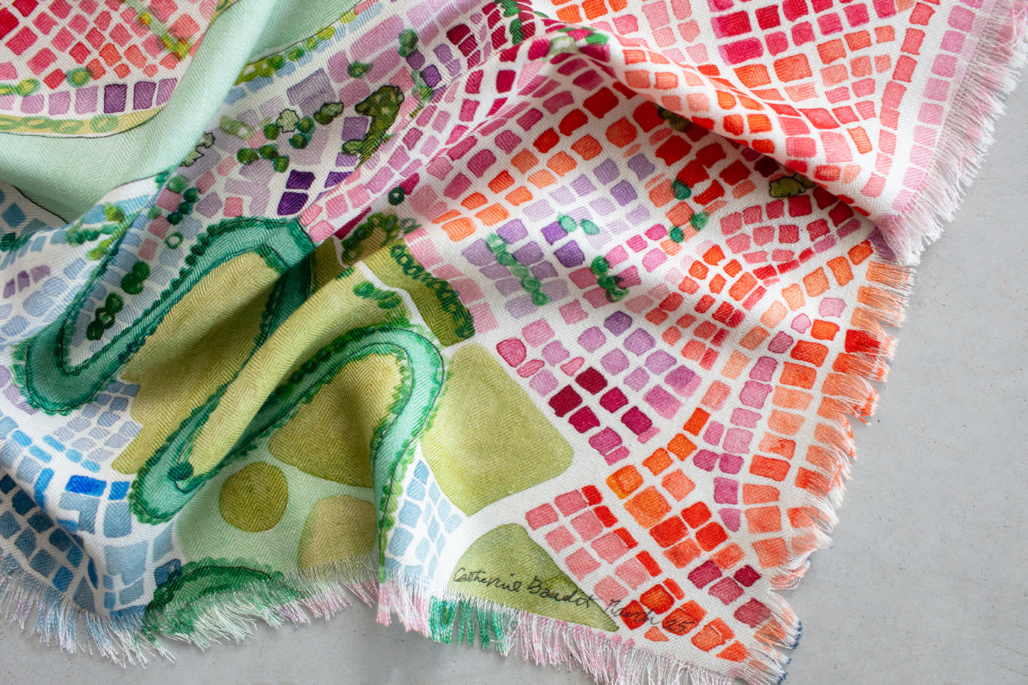 Catherine Baudet Silk & Wool Scarf | New Farm