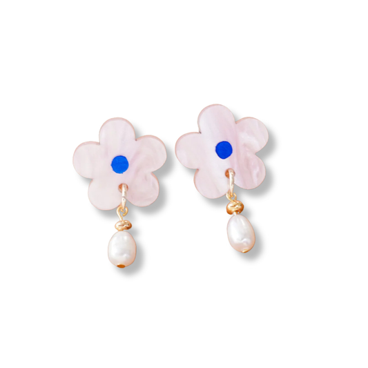 Flowature Bloom Earrings | Pastel Pink