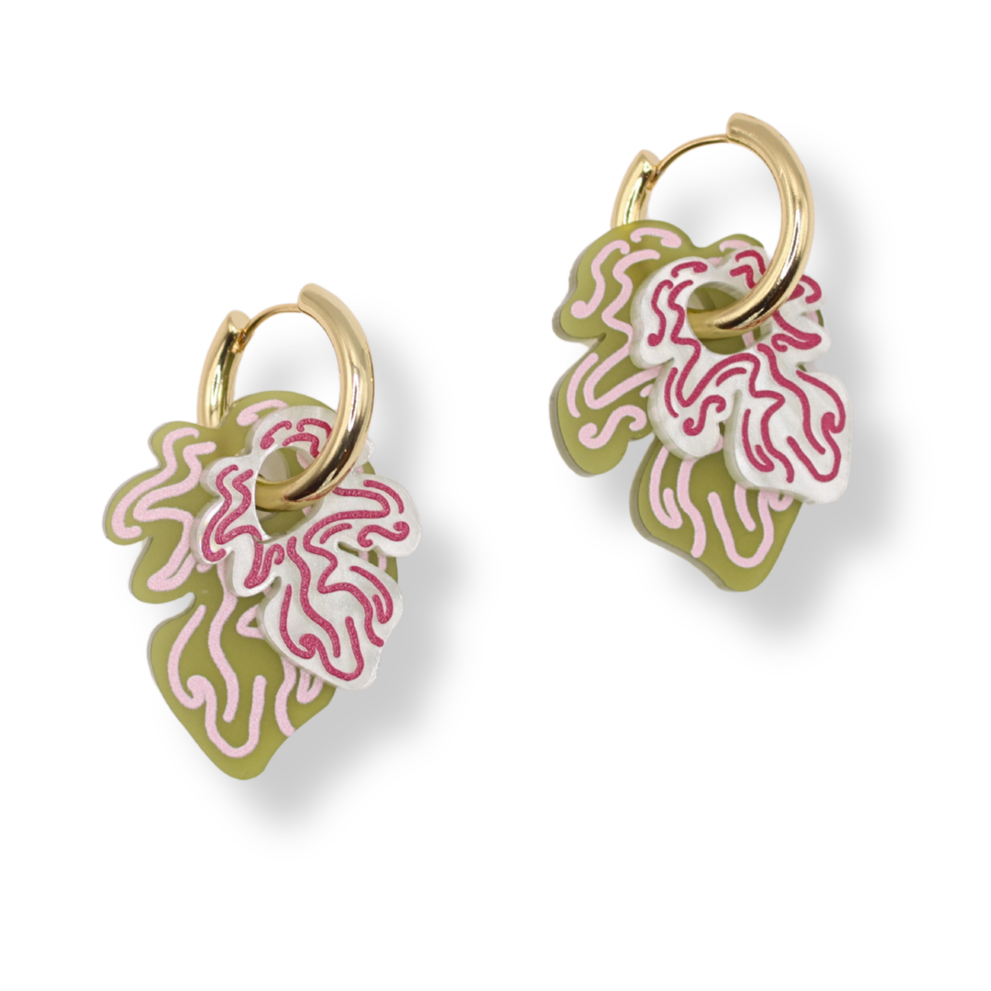 Flowature Fiddle Leaf Earrings | Olive Grove