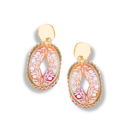 Flowature Florence Earrings | Petal Blush