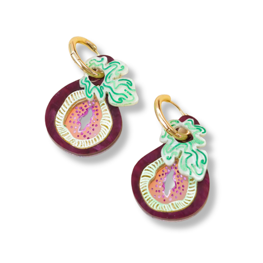 Flowature Sleeper Earrings | Fleur De Fig