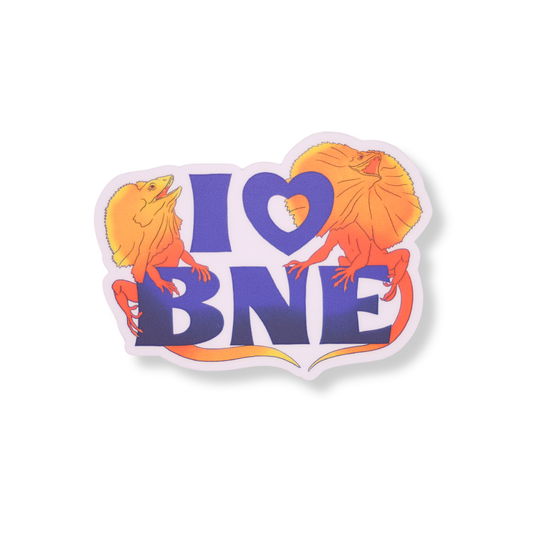 Forge Forward Sticker | Frill Neck Lizard
