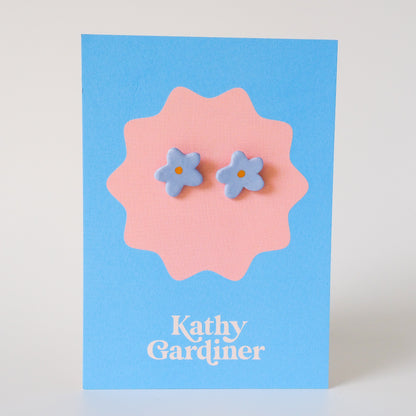 Kathy Gardiner Forget Me Not Stud Earrings