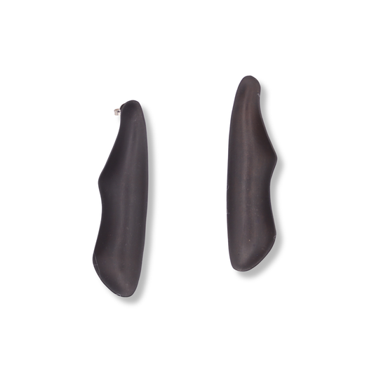 Gabi Harris Earrings | Black Streamers