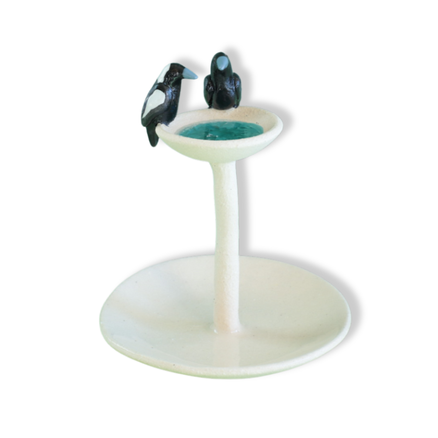 Green Bird Ceramics Bird Bath Treasure Dish | Magpie