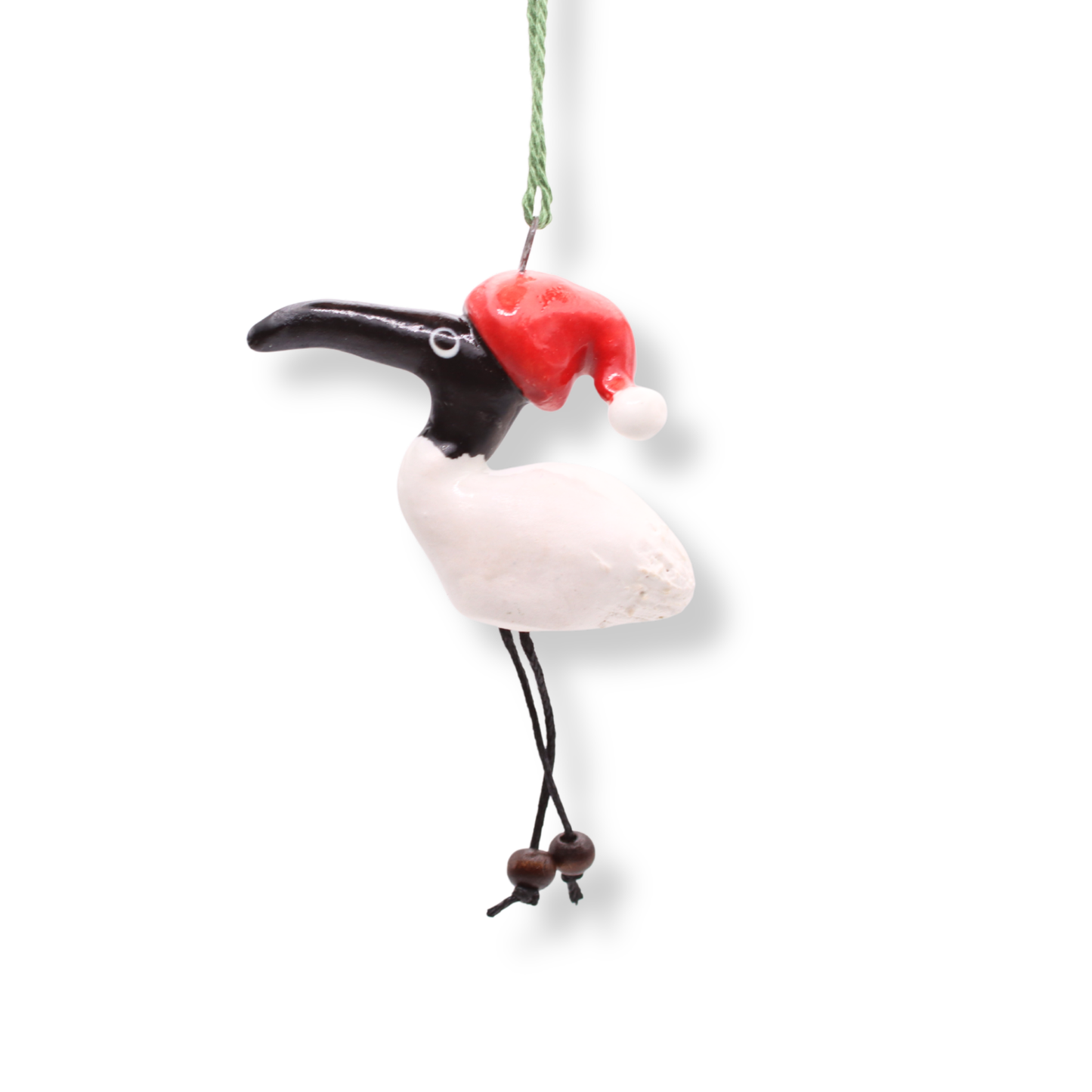 Green Bird Ceramics Christmas Ibis
