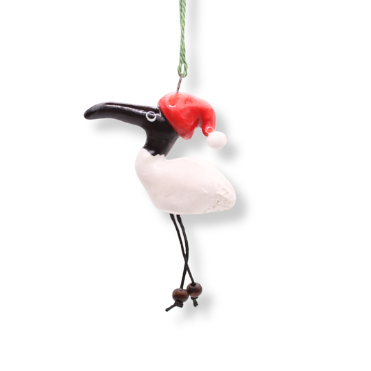 Green Bird Ceramics Christmas Ibis